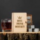 Камені для віскі "Boss Drink Whiskey" 6 штук у подарунковій коробці, англійська