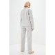 Піжама Forli Піжамний бавовняний костюм з брюками Grey Flakes S Сірий HL0010-56-69_S