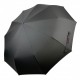 Мужской складной зонт-автомат черный, 10 спиц с прямой ручкой от Toprain, антиветер, 0917-1