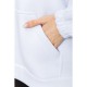Худі жіночий на флісі трьохнитка Sorry, колір білий, 102R316