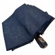 Жіноча складана парасолька напівавтомат на 9 спиць із тисненим принтом Парижа від Frei Regen, темно-синя, FR 03023-6