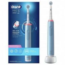 Электрическая зубная щетка Oral-B PRO3 3000 D505-513-3-Sensitive-Blue голубая