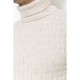Гольф-свитер мужской, цвет светло-бежевый, 161R619