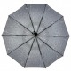 Жіноча парасолька напівавтомат "Краплі дощу" від S&L на 10 спиць, чорна ручка, 01605Р-5