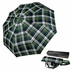 Стильна автоматична парасолька в клітинку від Lantana, зелена LAN 0952-1