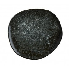 Тарілка підставна фігурна Bonna Cosmos COSBLVAO29DZ 29 см чорна