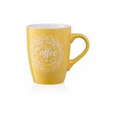 Чашка Ardesto Coffee 330 мл жовта AR3469Y