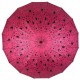 Жіноча парасолька-тростина на 16 спиць з абстрактним принтом, напівавтомат від фірми Toprain, яскраво-рожева, 01541-10