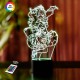3D нічник "Барбара" GENSHIN IMPACT 16 кольорів + пульт ДК 3DTOYSLAMP