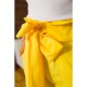 Жіночі шорти на гумці, з поясом, колір Жовтий, 102R305