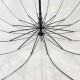Прозора парасолька-тростина, напівавтомат із чорною ручкою і облямівкою по краю купола від Toprain 0688-2