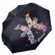 Жіноча парасолька-автомат "Зодіак" у подарунковій упаковці з хусткою від Rain Flower, Риби Pisces (mini) 01040-4