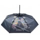 Жіноча парасолька-автомат "Зодіак" у подарунковій упаковці з хусткою від Rain Flower, Риби Pisces (mini) 01040-4