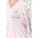 Комплект халат+ нічна сорочка, колір світло-рожевий, 219RX- 7064