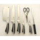 Набір кухонних ножів Bohmann BH-8007-black 8 предметів