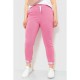 Спорт штани жіночі демісезонні, колір рожевий, 226R027