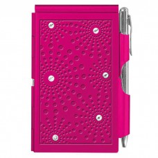 Карманный блокнот с ручкой Troika Glitz Pink с карманной ручкой