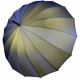 Женский зонт-трость хамелеон на 16 спиц полуавтомат от Toprain, оливковый, 01002-8