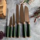 Набор ножей Edenberg EB-11029-Green 7 предметов зеленый