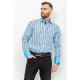 Рубашка мужская в полоску, цвет бело-голубой, 90 2