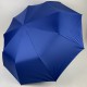 Женский складной зонт полуавтомат с двойной тканью с принтом цветов, синий, top 0134-5