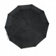 Жіноча парасолька напівавтомат на 10 спиць Bellisimo "Flower land", проявка, чорний колір, 0461-4