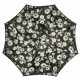 Зонт-трость женский Fulton Bloomsbury-2 L754-033531 Mono Bouquet (Черно-белый букет)
