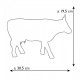Коллекционная статуэтка корова Folk Cow, Size L