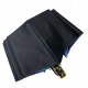 Жіноча парасолька напівавтомат з подвійною тканиною Bellissimo, чорна, 018301S-5