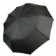 Мужской складной зонт полуавтомат с ручкой-крюк черный от Bellissimo 0402В-1