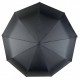 Чоловіча складана парасолька напівавтомат від Feeling Rain з прямою ручкою, є антивітер, чорна, 0938-1