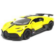 Машинка металева "Bugatti Divo 5", жовтий