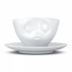 Чашка с блюдцем для кофе Tassen "Поцелуй" (200 мл), фарфор