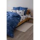 Комплект постільної білизни "ТЕП" NAVY BLUE LOVE, 70X70 євро