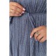 Сукня шифонова вільного крою, колір джинс, 204R70 1