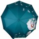 Яскрава жіноча парасолька автомат з кульбабами на 9 спиць від Susino, бірюзова, Sys 0646-5