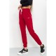 Спорт штани жіночі двонитка, колір бордовий, 129R1466