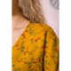 Вільна сукня, у квітковий принт, колір Гірчичний, 115R0463- 2