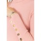 Гольф жіночий у рубчик, колір світло-рожевий, 204R036