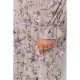 Платье шифоновое с принтом, цвет мокко, 204R20 1