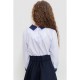 Блуза для дівчаток святкова, колір біло-синій, 172R20 5