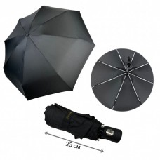 Компактна чоловіча складана парасолька-автомат від Susino на 8 спиць антиветер, чорна, Sys0746-1