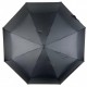 Жіноча однотонна механічна парасолька на 8 спиць від TheBest, чорна, 0612-3