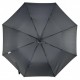 Жіноча однотонна механічна парасолька на 8 спиць від TheBest, чорна, 0612-3