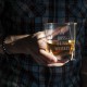 Стакан для віскі квадратний "Drink whiskey", англійська, Крафтова коробка