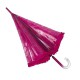 Дитяча прозора парасолька-тростина з ажурним принтом від SL, малинова, 018102-5