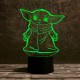 Змінна пластина для 3D світильників "Малюк Йода" 3DTOYSLAMP
