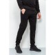 Спорт штани чоловічі двонитка, колір чорний, 223R006