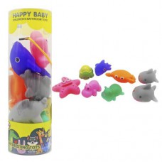 Іграшки для ванної "Морські мешканці", 8 штук, в тубі