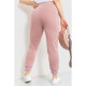 Спорт штаны женские демисезонные, цвет пудровый, 226R027